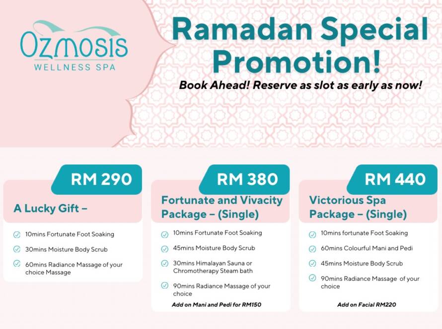 Ramadan & Raya Spa Promo